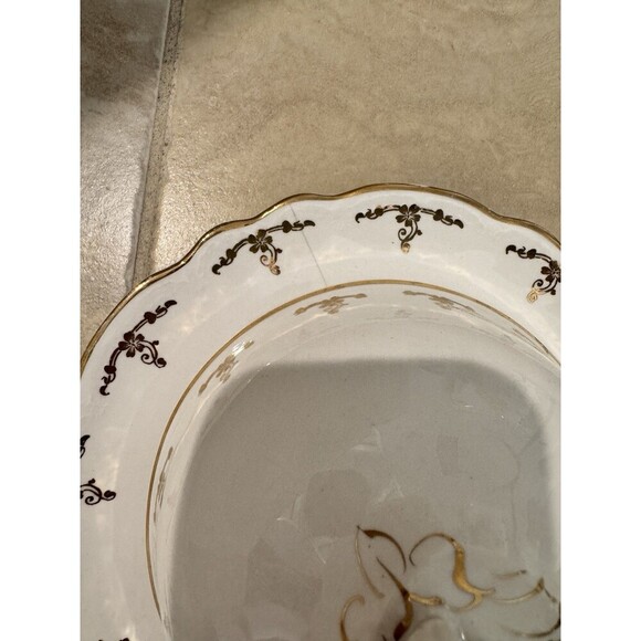 Antique Homer Laughlin Hudson Sugar Bowl And Butter Dish Set - Made In USA - Picture 5 of 12